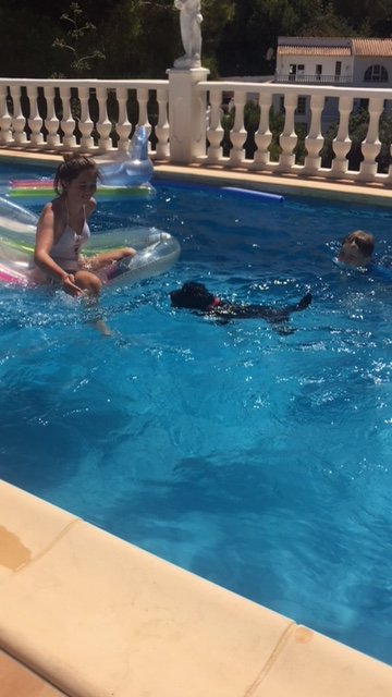 Doris in the pool.JPG